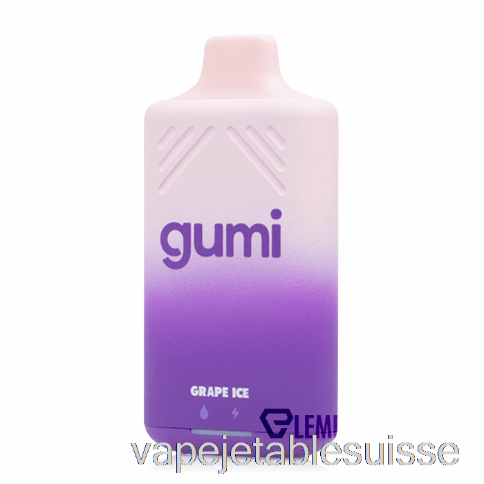 Vape Suisse Gumi Bar 8000 Glace Au Raisin Jetable